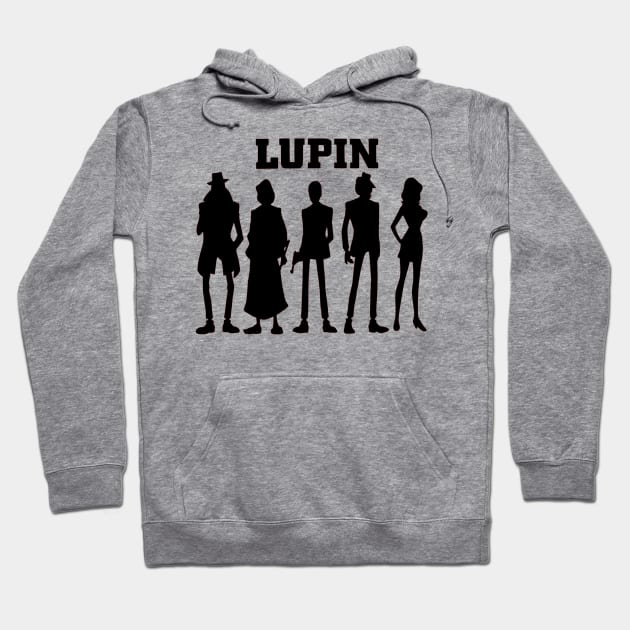 Lupin and his gang Hoodie by OtakuPapercraft